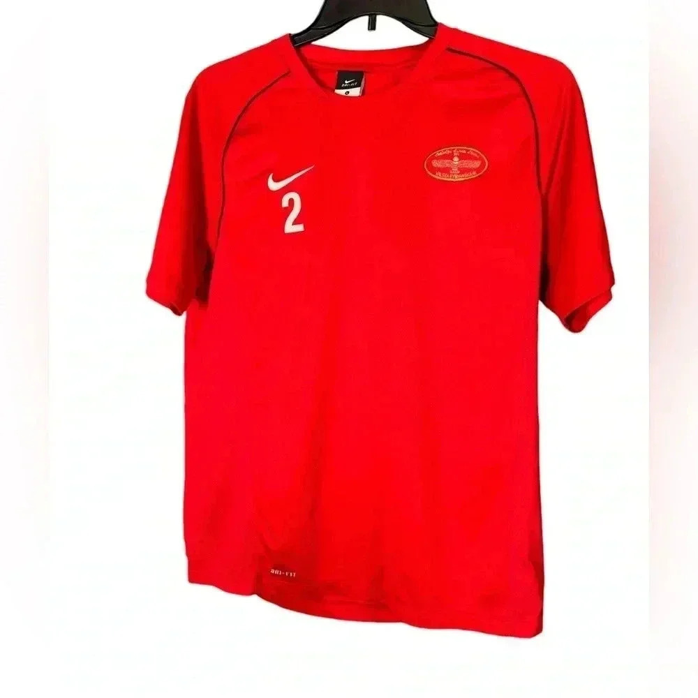Nike DriFit Valsta Syrianska IK Red Soccer Jersey Adult Large